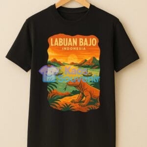 Kaos Labuan Bajo Komodo – Premium Souvenir Indonesia