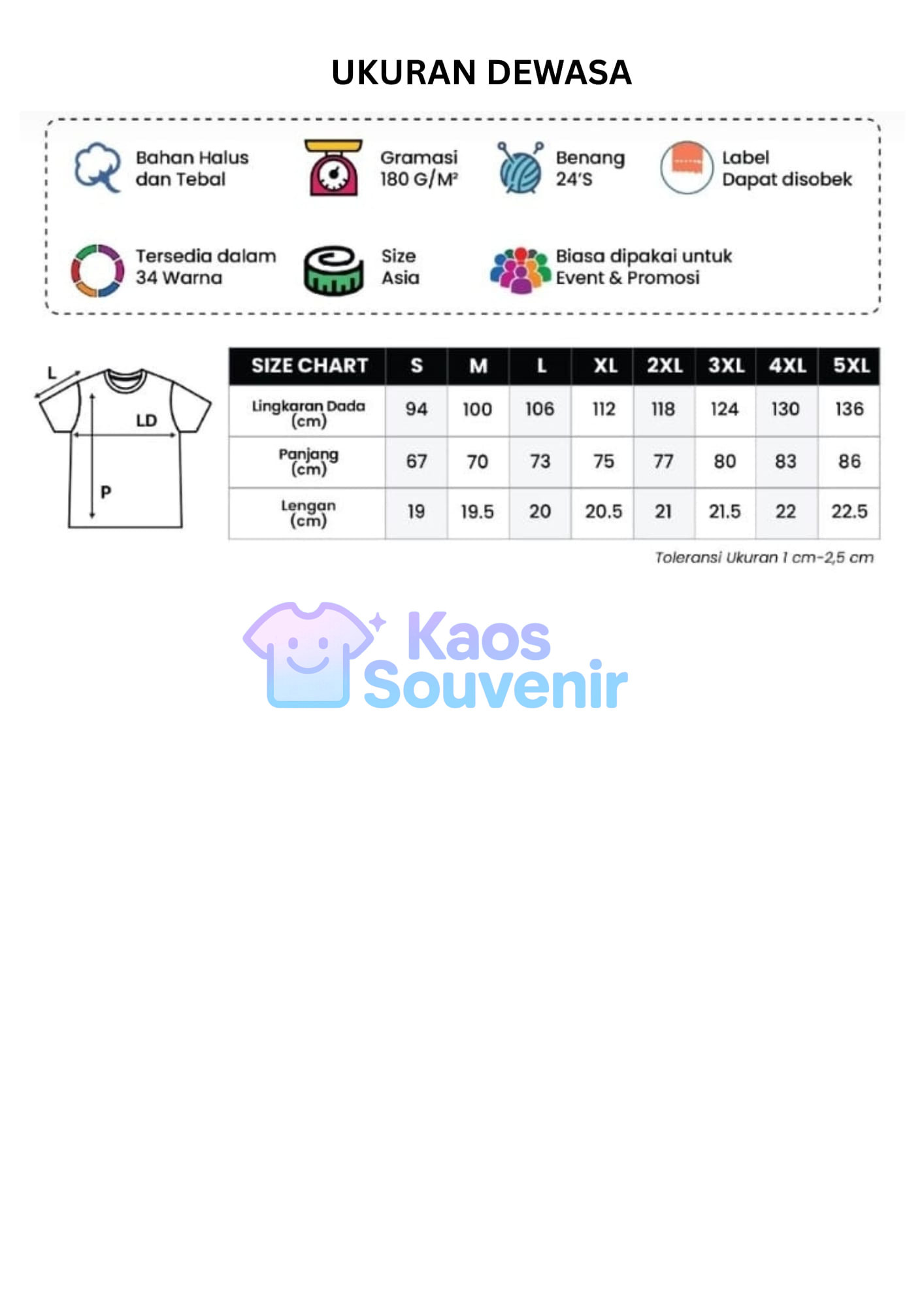 Kaos Souvenir Tanah Lot Bali – Bikin Bangga Serasa Liburan ke Bali, Kuning - Gambar 3